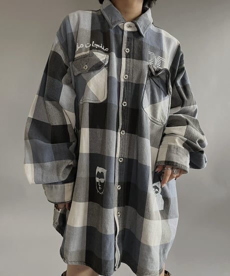 【Mashup Products】Cotton100% L/S Shirt/  240217-026
