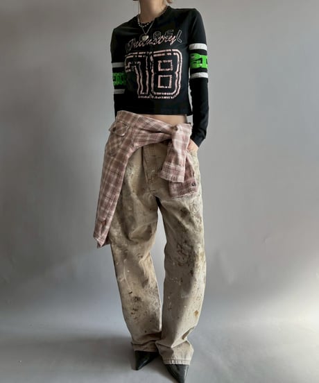【USED】 Dickies Damage Painted Duck Pants / 251108-021