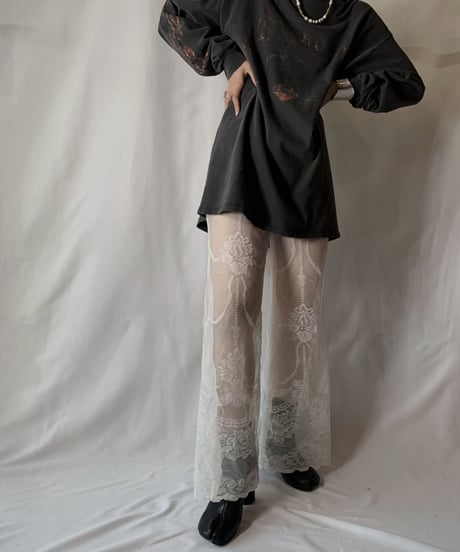 【RE;CIRCLE】 RE Lace Pants⑥/ 210801-072