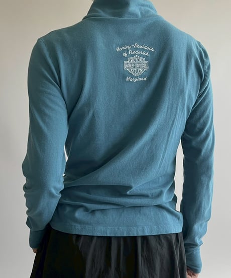 【USED】 Made in USA Harley-Davidson Half Zip Top  /250426-010