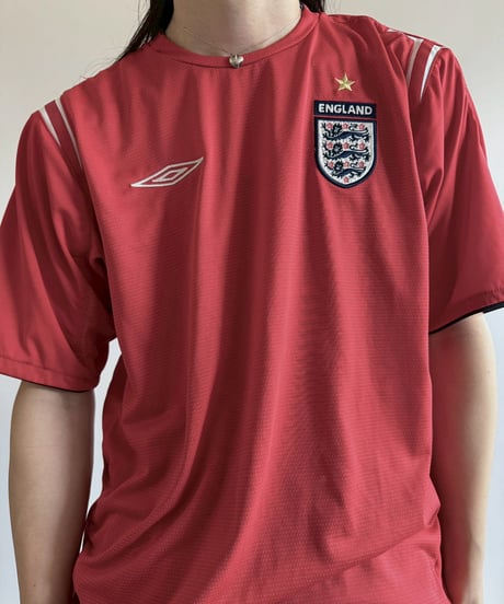 【USED】 UMBRO 04~06's ENGLAND Soccer Shirt/ 250607-045