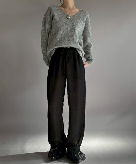 【USED】 V-Neck Knit Top / 260124-004
