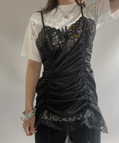 【RE;CIRCLE】RE Code Lingerie Camisole Top  / 230817-008