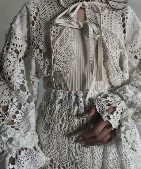 【RE;CIRCLE】 RE Crochet Bolero / 220623-017