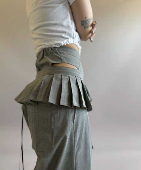 【RE;CIRCLE】 RE Suit Pleats Bag / 260514-008