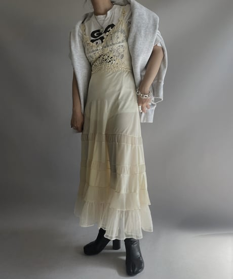 【USED】 N/S Sheer Camisole One-Piece/ 2301125-026