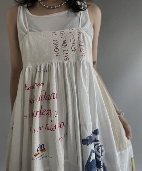 【RE;CIRCLE】RE Eco-Friendly Bag Camisole Long One-piece / 230622-011