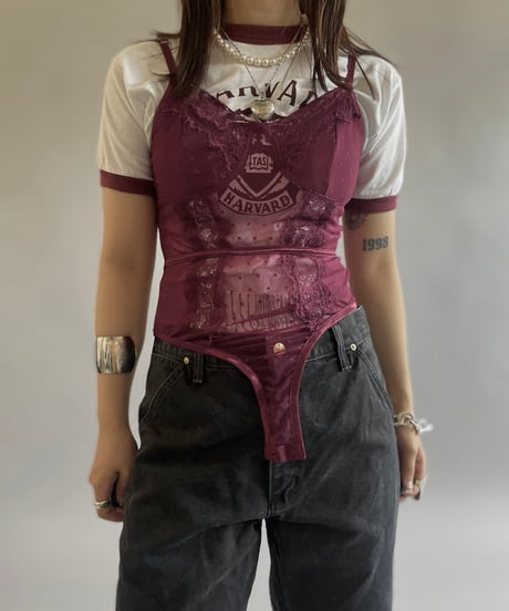 【USED】BOZZOLO Camisole Leotard Top  /240629-026