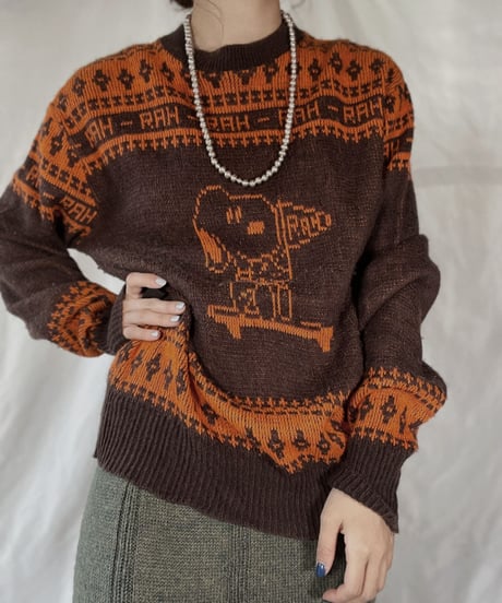 【USED】   Knit L/S Top /211216-026