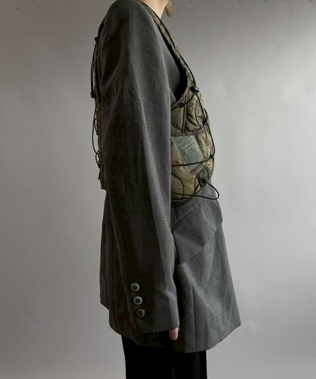 【RE;CIRCLE】 RE Liner Code Vest Khaki / LINER-06