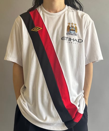【USED 】UMBRO MONCHESTER CITY Soccer Shirt /240603-010