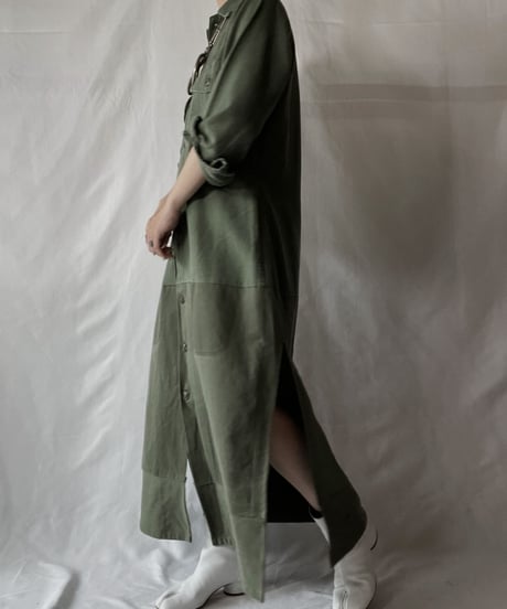 【RE;CIRCLE】  RE Fatigue One-piece Shirt①/20210819-044