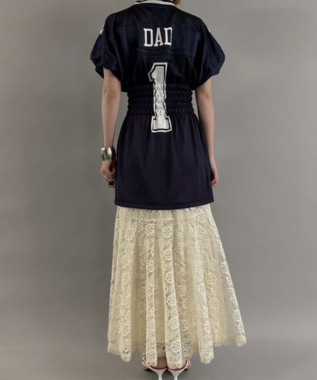 【RE;CIRCLE】 Shirring Football Shirt  /  250904-005