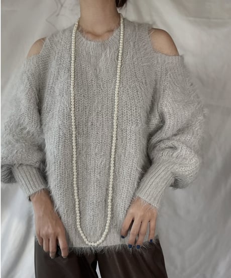 【USED】    Mohair Knit Top/211216-012