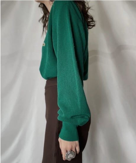 【USED】   LACOSTE Knit Top⑥/211126-012