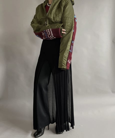 【RE;CIRCLE】 RE Short Soccer Muffler MA-1 / 230126-019