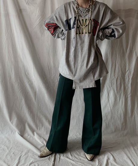 【RE;CIRCLE】 RE Patchwork L/S T-shirt①/210414-024