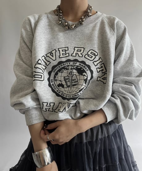 【USED】 HAWAII L/S Raglan Sweat Top /240928-020