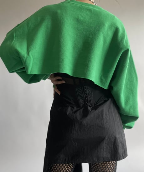 【USED】 Cut Off Sweat Top /240914-048
