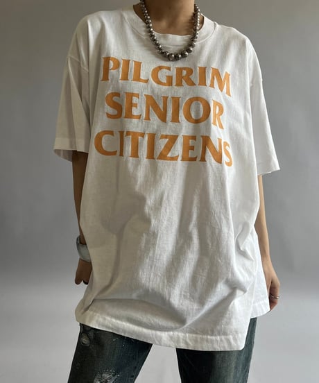 【USED】Made in USA Screen Stars Vest 90's PILGRIM T-Shirt /240824-041
