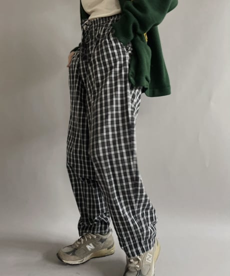 【USED】  Checked Pants / 221105-009
