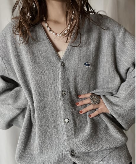 【USED】   LACOSTE Knit Cardigan 13/211126-021