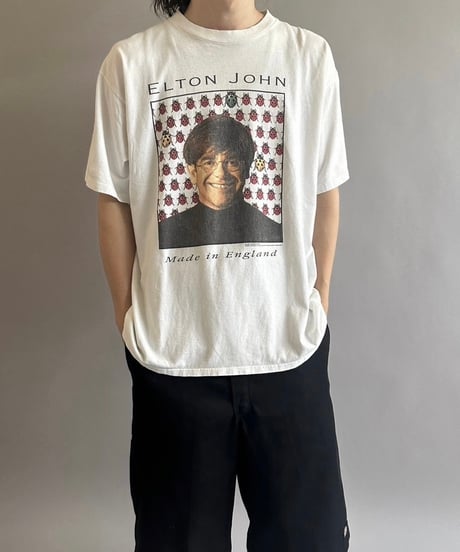 【USED】 Made in USA ELTON JOHN T-Shirt /240824-101