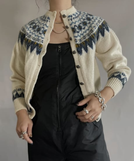 【USED】   Nordic Knit Cardigan / 221203-001