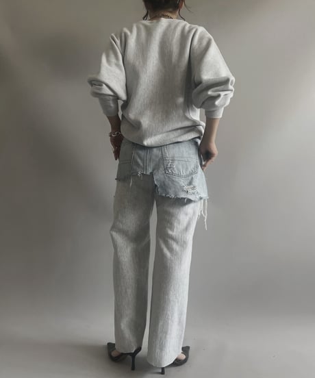 【USED 】CUT OFF Denim Skirt / 231014-005