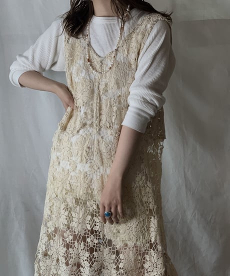 【RE;CIRCLE】  RE Crochet N/S Dress ①/210512-005