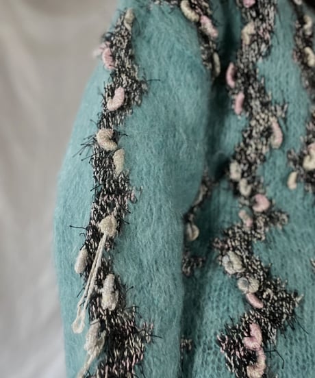 【USED】    Mohair Knit Cardigan/211216-015