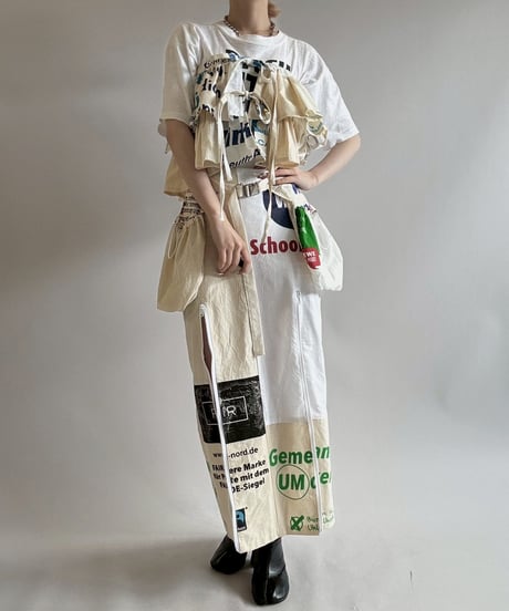 【RE;CIRCLE】RE Eco-Friendly Bag Belt Bag Skirt  / 250626-014