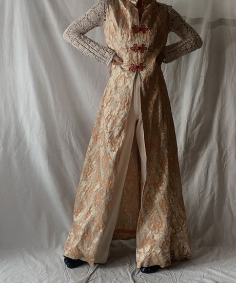 【USED】No Sleeve Poly China Dress/210217-045