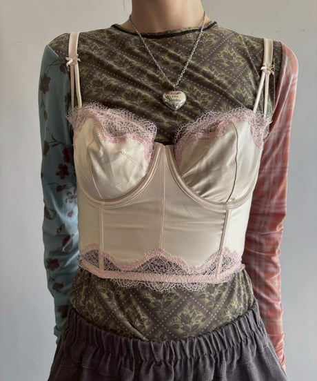 【USED】 VICTORIAS SECRET Corset Bra /251018-012