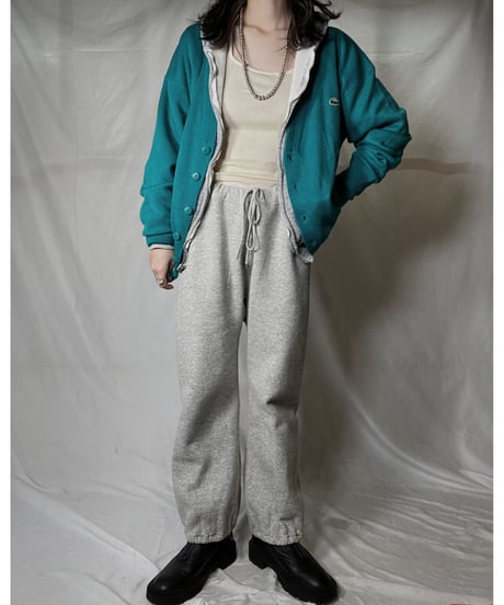 【USED】 LACOSTE Acrylic Knit Cardigan  ⑰ / 220111-032