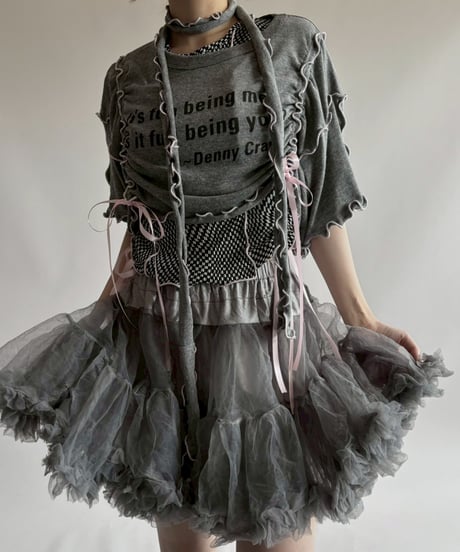 【RE;CIRCLE】 RE Mellow Top + Tank Top + Tie / 250710-010