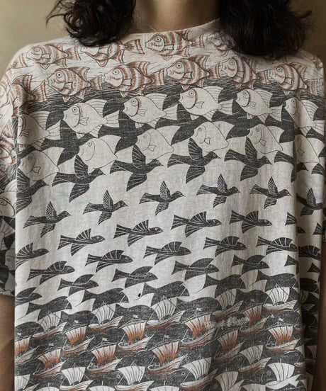 【USED】  M.C.Escher Art T-Shirt /230731-004