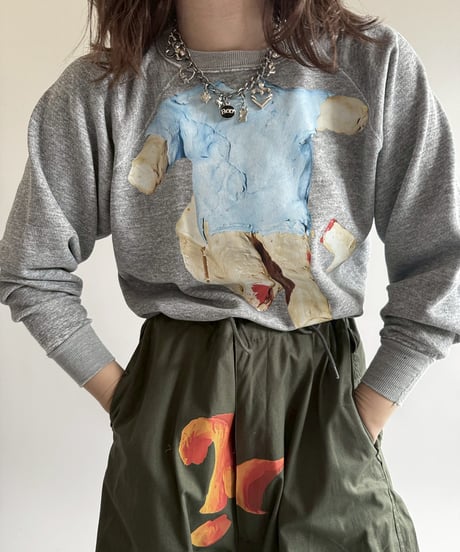 【USED】 END IS NEAR L/S Sweat Top /250329-004