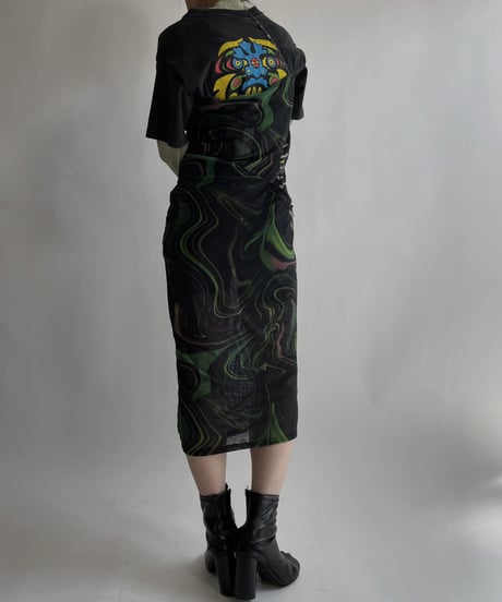 【USED】 Mesh Patterned One-piece / 220409-016