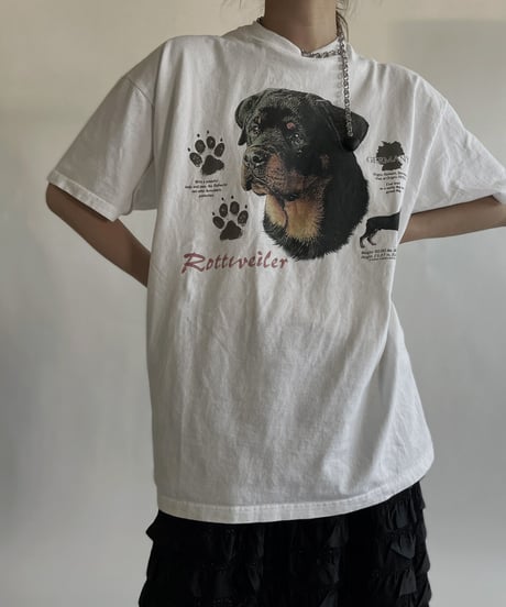 【USED】 Short Sleeved Dog T-shirt / 220611-014