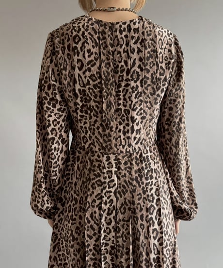 【USED】 Leopard Long One-Piece /251025-002