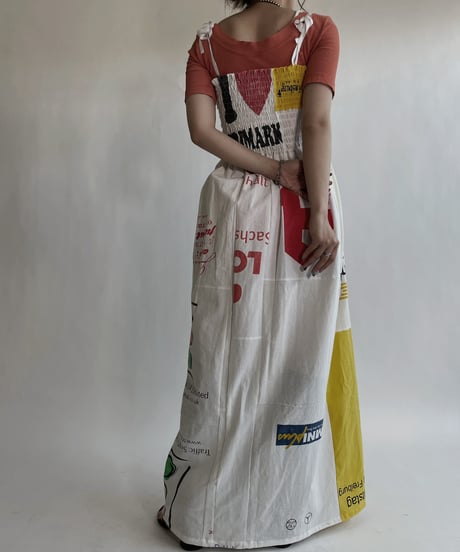 【RE;CIRCLE】RE Eco-Friendly Bag Camisole One-piece / 220512-022