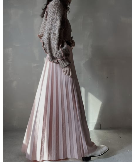 【USED】　Poly Long Skirt①/ 220212-041