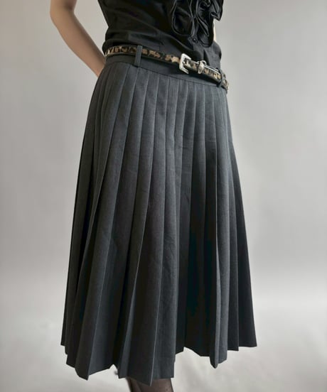 【USED】 Pleats Skirt / 260622-021