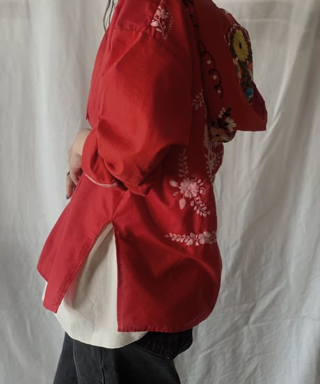 【RE;CIRCLE】RE Embroidery Ethnic Mexican Parker ⑥/210617-024