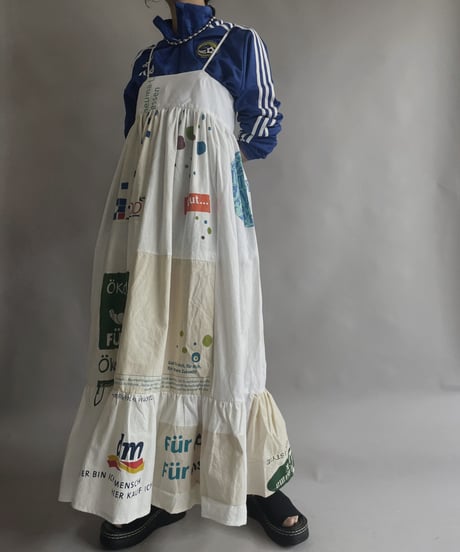 【RE;CIRCLE】RE Eco-Friendly Bag Camisole Long One-piece / 230427-023
