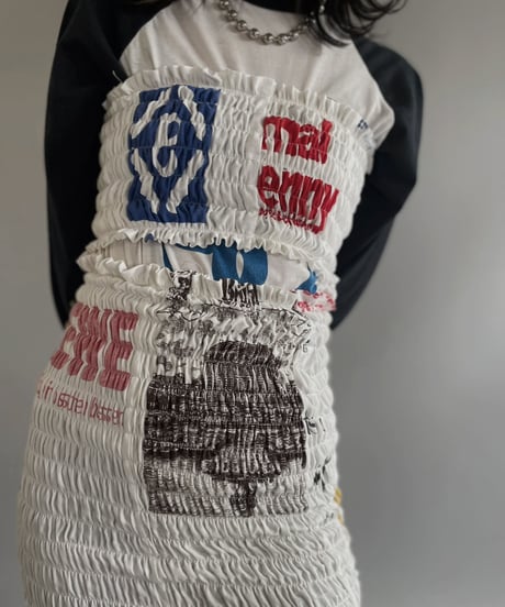 【RE;CIRCLE】RE Eco-Friendly Bag Shirring Tube Top / 230622-027