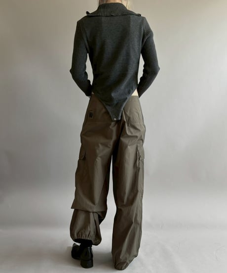 【RE;CIRCLE】 RE Rib Knit Leotard Top / 260416-007