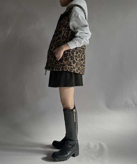 【USED】  GAP Leopard Patterned Vest /241214-020