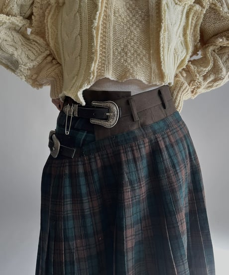 【RE;CIRCLE】 RE Kilt Skirt Middle / 250206-012